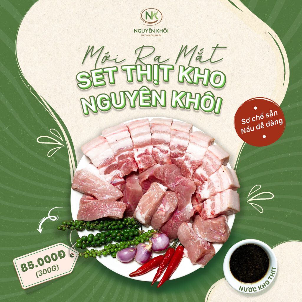 Set thịt kho Nguyên Khôi